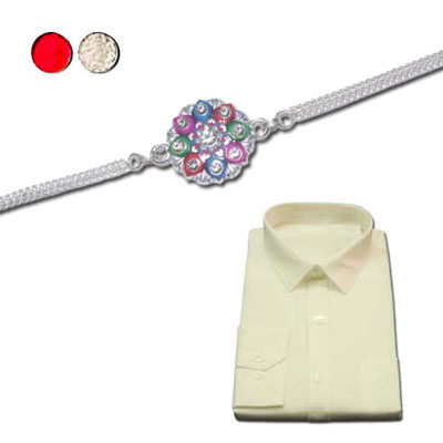 "Rakhi with Shirt - code S04 - Click here to View more details about this Product